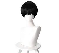 LINLINCD Cosplay wig Anime Jibaku Shounen Hanako-Kun Hanako Kun Cosplay peluca negra corta pelo sintético peluca disfraz juego de rol pelucas Pelucas Kuzz 497B