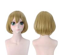 LINLINCD Cosplay wig Anime LoveLive Hanayo Koizumi Peluca Cosplay Disfraz Amor Live Mujeres Pelo Sintético Corto Halloween Fiesta Pelucas