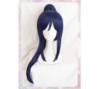 LINLINCD Cosplay wig Anime LoveLive Sunshine Aqours Kanan Matsuura Peluca Cosplay Disfraz Amor Live Mujeres Pelo Sintético Halloween Fiesta Pelucas + Peluca Gorra como Muebles