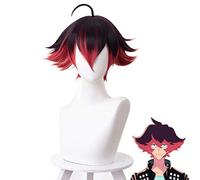 LINLINCD Cosplay wig Anime PROMARE Gueira peluca corta Cosplay disfraz resistente al calor pelo sintético hombres fiesta Cosplay pelucas