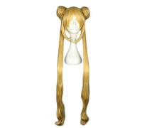 LINLINCD Cosplay wig Anime Sailor Moon Tsukino Usagi Peluca Cosplay Disfraz Mujeres Largo Resistente al Calor Pelo Sintético Halloween Fiesta Pelucas 2