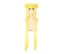 LINLINCD Cosplay wig Anime Sailor Moon Tsukino Usagi Peluca Cosplay Disfraz Mujeres Largo Resistente al Calor Pelo Sintético Halloween Fiesta Pelucas 1