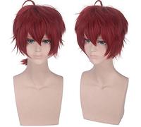 LINLINCD Cosplay wig Anime Violet Evergarden Claudia Hodgins Peluca Cosplay Disfraz Corto Resistente al Calor Sintético Pelucas Violeta Evergarden