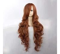 LINLINCD Cosplay wig Axis Powers Hetalia Elizabeta Hedervary Cosplay Peluca Cosplay Peluca Largo Pelo Rizado Aph Anime Disfraz Pelucas 037D