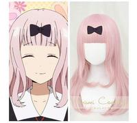 LINLINCD Cosplay wig Chika Fujiwara Rosa Peluca Cosplay Kaguya-sama: El amor es la guerra Kaguya-sama wa Kokurasetai: Tensai-tachi no Renai Zunousen Cosplay peluca solo