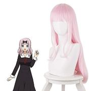 LINLINCD Cosplay wig Cosroad Anime Kaguya-sama: el amor es la guerra Cosplay pelucas Kaguya Shinomiya Chika Fujiwara Shirogane Miyuki Peluca Chika Fujiwara