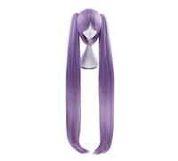 LINLINCD Cosplay wig Destino Gran Orden Euryale Peluca Larga Colas de Caballo Cosplay Disfraz Destino/Ataraxie hueco Resistente al Calor Pelo Sintético Mujeres Pelucas