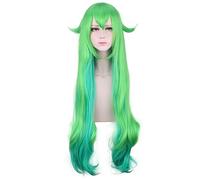 LINLINCD Cosplay wig Die Fae Sorceress Lulu Long Perücke Cosplay Kostüm Soraka Star Guardian Hitzebeständige Kunsthaar Frauen Cosplay Pelucas