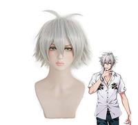 LINLINCD Cosplay wig DRB Division Rap Battle Hipnosis MIC Mr.Hc SAMATOKI AOHITSUGI Peluca corta Cosplay Disfraz Hombres Resistente al Calor Peluca de Pelo Sintético