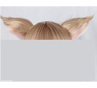 LINLINCD Cosplay wig Felix Argyle Cosplay peluca Re: cero Kara Hajimeru Isekai Seikatsu Felix Argyle Anime pelo sintético Cosplay pelucas+orejas+gorro+pista 1 par de orejas