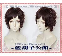 LINLINCD Cosplay wig KonoSuba bendición de Dios en este maravilloso mundo Cosplay peluca Kazuma Satou corto pelo sintético rojo Halloween juego de rol Prop
