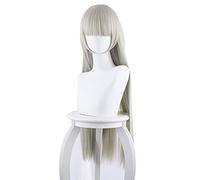 LINLINCD Cosplay wig La temporada de juegos de azar en la segunda temporada Peach Lilijia/Xiang Long Grey Cosplay Anime Peluca Turquesa