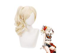 LINLINCD Cosplay wig Liebesleben! PERFECTO Traumprojekt Miyashita Ai Pferdeschwanzperücke Cosplay Kostüm Liebe Live Hitzebeständiges Kunsthaar Frauen Perücken