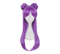 LINLINCD Cosplay wig LOL KDA Nueva piel Ahri Kda Akali pícaro asesino Evelynn Kaisa Cosplay Cosplay pelucas pelo sintético+gorro de peluca Kaisa