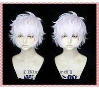LINLINCD Cosplay wig Los Arcanos Cosplay Pelucas Misterio Asra Peluca Blanca Julian Devorak Pelo Rojo Cosplay Peluca+Gorra Asra
