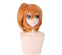 LINLINCD Cosplay wig LoveLive Honoka Kousaka Peluca de cola de caballo Cosplay Disfraz Amor Live Honoka Kosaka Pelo sintético resistente al calor Mujeres Cosplay Pelucas