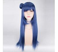 LINLINCD Cosplay wig LoveLive Sunshine Tsushima Yoshiko Cosplay Peluca Amor Live Aqour Yohane mujeres pelo sintético Halloween juego de rol pelucas naranja