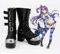 LINLINCD Cosplay wig Nanatsu No Taizai Los siete pecados capitales Injustos en los siete pecados capitales Cosplay Zapatos Botas Talla europea a medida 43 Tamaño de mujer