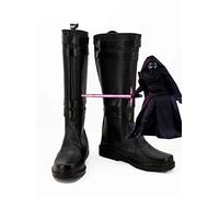 LINLINCD Cosplay wig Star Wars 7 Cosplay Shoes The Force Awakens Kylo Ren Boots Moive Jedi Men Euro Size Halloween Costumes 38