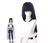 LINLINCD Cosplay wig Tokio Anime En aquel momento en que renací como Slime Shizue. Izawa Cosplay peluca para mujer Shizue Dark Blue Hair Peluca Disfraces Talla única Azul Oscuro