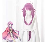 LINLINCD Cosplay wig Touken Ranbu Online Cosplay peluca rosa resistente al calor pelo sintético pelucas Halloween carnaval fiesta disfraces peluca