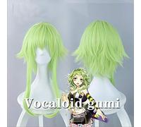 LINLINCD Cosplay wig Vocaloid Hatsune Miku Gumi Cosplay peluca verde pelo sintético Anime degradado