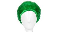 LINLINCD -El Joker Cosplay peluca corta verde respaldo sintético resistente al calor peluca de pelo sintético+casquillo de peluca