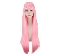 LINLINCD -Graduados Color Rem Cosplay peluca o Ram Cosplay pelucas Re: cero comienzo vida en otro mundo disfraz peluca largo pelo liso pelucas Dm690 2