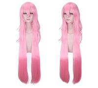 LINLINCD - Honkai Impact 3 Cosplay Wig Bronya Zaychik Kiana Kaslana Fuka Yae Sakura Theresa Apocalypse Braiding Ponytails Long Fake Hair Mix Silver Pink