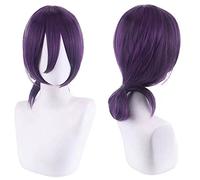 LINLINCD - Motosierra para hombre, Cosplay Reze, cielo estrellado, peluca morada, Cosplay, Anime Cosplay, pelucas sintéticas resistentes al calor, Halloween