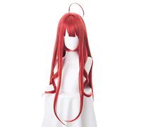 LINLINCD -Nakano Itsuki Cosplay Peluca Anime Totoubun No Hanayome La quintaesencia Quintuplets Mujeres Rojo Cosplay Peluca Nakano Itsuki