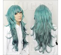 LINLINCD - Peluca Anime Cosplay 80 cm Sen Takatsuki Eto Gradiente Sexy Peluca Tokio Ghoul Cabello Resistente al Calor Cosplay Disfraz Pelucas+Gorra de peluca gratis