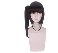 LINLINCD - Peluca Anime Cosplay Anime Cosplay Pelucas Demon Slayer Tsuyuri Kanawo Split cola de caballo Cosplay peluca de gorro KEEBON