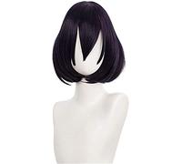 LINLINCD -Peluca Anime Cosplay Anime Kakegurui Fiesta Peluca Corta Pelo Púrpura Jugador Compulsivo Cosplay Accesorios de Disfraz KEEBON