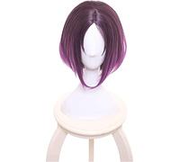 LINLINCD - Peluca Anime Cosplay Miss Kobayashi's Dragon Maid Anime Elma Cosplay Peluca Cosplay Accesorios Anime Performance Mujeres Lila Color Gradiente Cosplay Pelucas Keebon
