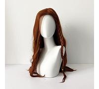 LINLINCD -Peluca Anime Cosplay Nueva Película Natalia Alianovna Romanova Cosplay Peluca Natasha Romanoff Resistente al Calor Peluca Sintética Fiesta Halloween Accesorios Accesorios