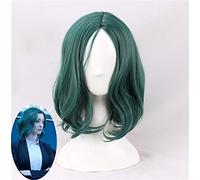 LINLINCD Peluca Cosplay Emma Dumont Verde Cosplay la talentosa Polaris Polaris/Emma Noelle Roberts Peluca corta de fibra de alta temperatura