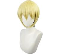 LINLINCD - Peluca de anime cosplay The Way of Rebirth Tokyo Bankai Avengers Matsuno Chidon peluca de doble capa degradado de color degradado negro dorado degradado