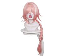 LINLINCD Peluca de cosplay Anime Destino/Apócrifo Jinete Astolfo Peluca Cosplay Disfraz Destino Go Hombres y Mujeres Pelo Largo Halloween Fiesta Pelucas