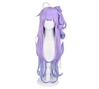 LINLINCD Peluca de cosplay Azur Lane Takao Atago Unicornio Mujer Peluca Lady White Battleframe Cosplay Disfraz Juego Anime Gradiente Azul Peluca + Peluca Gorra como Muebles