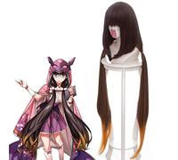 LINLINCD Peluca de cosplay caliente anime destino / gran orden FGO Cosplay peluca Osakabehime Cosplay peluca larga peluca de pelo sintético resistente Perucas Cosplay peluca talla única A.