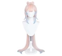 LINLINCD Peluca de cosplay de anime, efecto Genshin, Cosplay Kokomi, pelucas Sangonomiya Kokomi de degradado largo, pelo sintético, pelucas, Anime Cosplay+peluca