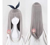 LINLINCD Peluca de Cosplay de Halloween Blend S Kanzaki Hideri de pelo sintético Cosplay peluca larga recta Cosplay peluca de juego de rol pelo