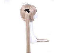 LINLINCD - Peluca de cosplay de Kasugano Sora, pelo largo y liso, color café, resistente al calor, con gorro de peluca gratis para fiestas