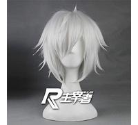 LINLINCD Peluca de cosplay ¿Está mal tratar de recoger a las niñas en una mazmorra campana Cranell Cosplay peluca blanca corta de fibra de alta temperatura pelucas de pelo