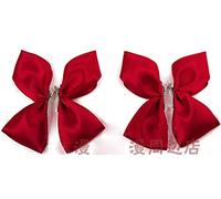 LINLINCD Peluca de Cosplay Irkalla Ereshkigal FGO Fate Grand Order pelo rubio claro rizado Cosplay pelucas+gorra de peluca+4 horquillas rojas solo 4 horquillas