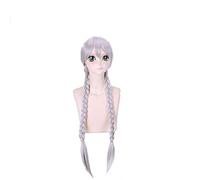 LINLINCD - Pelucas de película de anime Zootopia/Zootropolis Judy Hopps Cosplay peluca gris plata larga trenza estilo disfraz peluca + peluca gorra solo peluca