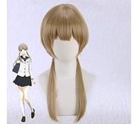 LINLINCD -Prince Of Stride Alternativa Sakurai Nana Cosplay Peluca Doble Cola de Caballo Fibra Resistente al Calor Pelucas de Pelo