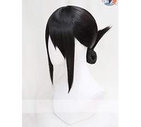LINLINCD Shinomiya Kaguya Negro Cosplay peluca Kaguya-Sama: el amor es la guerra