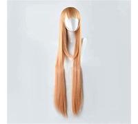 LINLINCD -Wig Anime Cosplay Anime Cosplay pelucas Himouto!Umaru-chan cos Wig DOMA Umaru Milk orange cos Anime Fake Hair Wig Long Hair KeebON